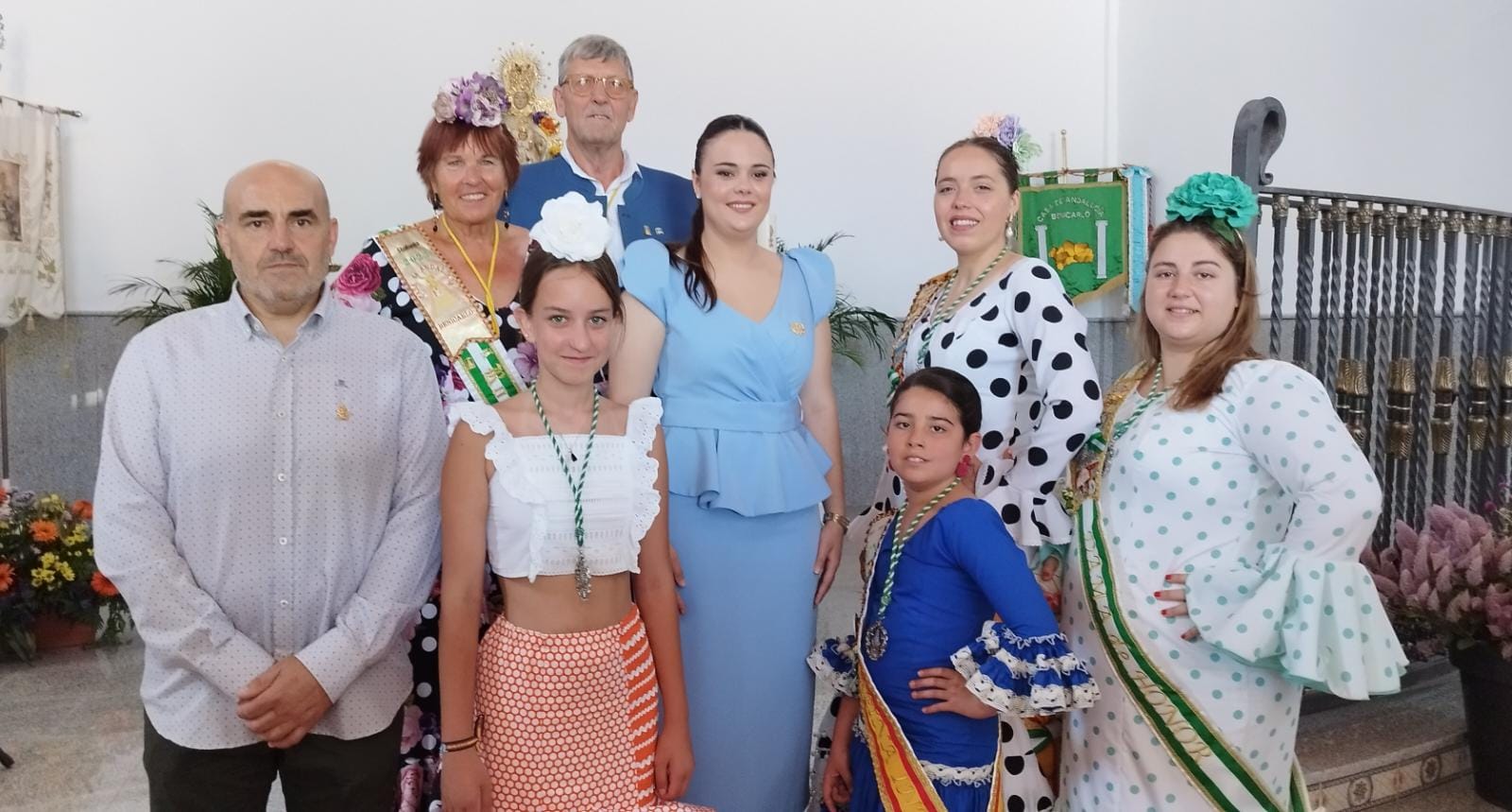 Representants de la Junta Local Fallera de Benicarló participen en la Romeria del Rocío