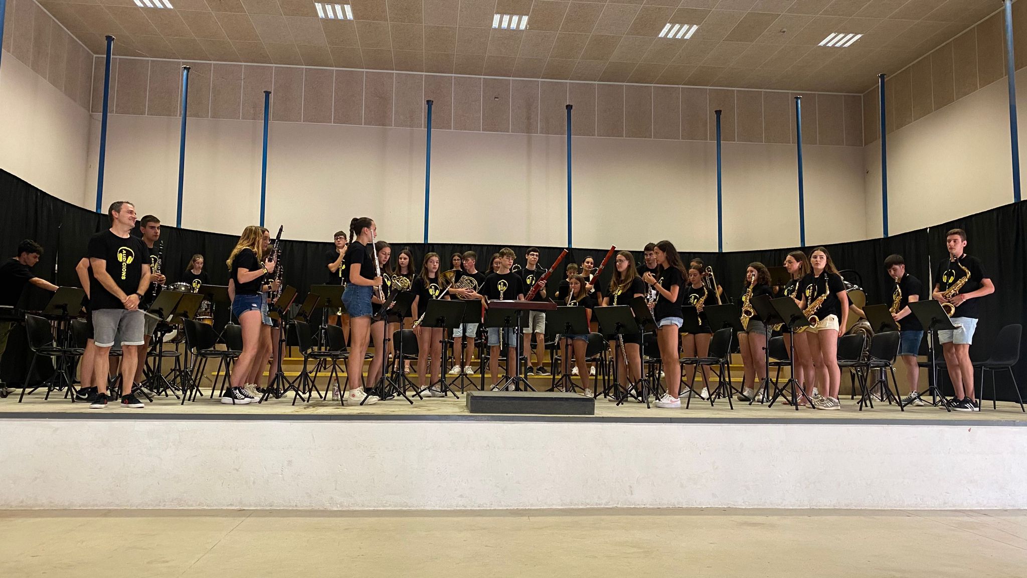 Els i les joves de Vilafranca i Albocàsser s'agermanen amb la música