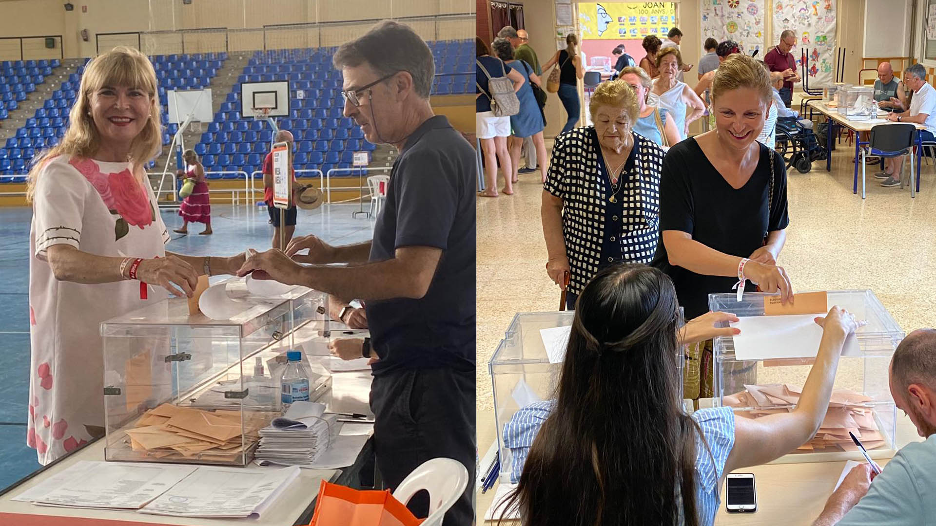 Les candidates al Congrés i al Senat del PSOE per Castelló exerceixen el seu dret al vot