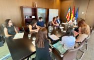 Susana Camarero es reuneix amb representants d'entitats d'acolliment familiar