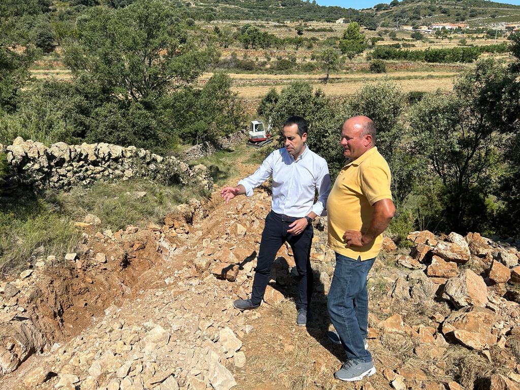 La Diputació materialitza l'aposta per l'aigua i avança amb la millora de la xarxa d'aigua potable de Culla