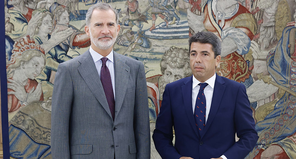 Carlos Mazón ha sigut rebut en audiència per Sa Majestat el Rei