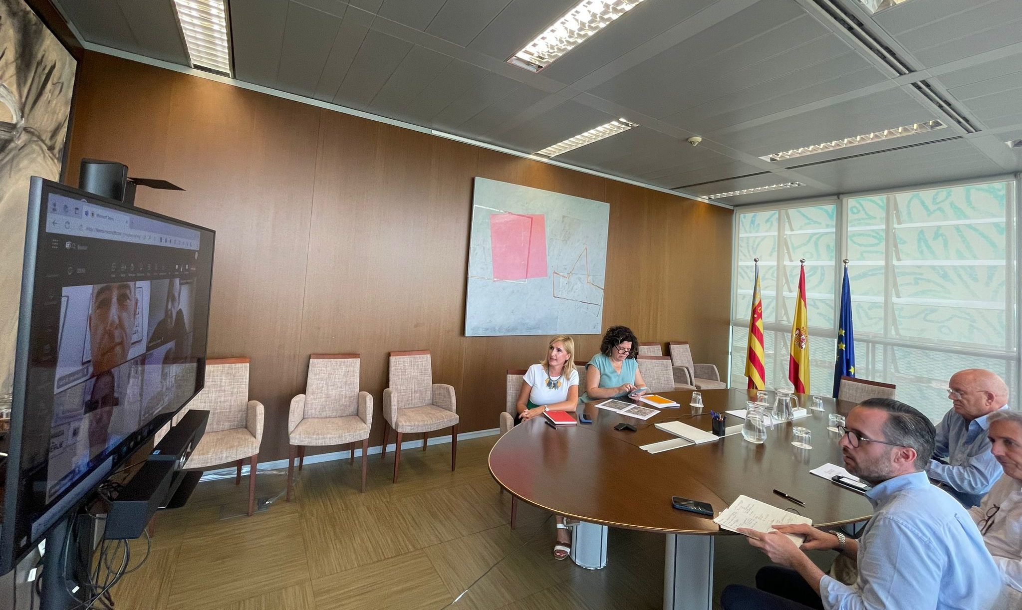 Pradas avança que prompte s'iniciaran els treballs per a reparar el pont de Forcall danyat per la DANA