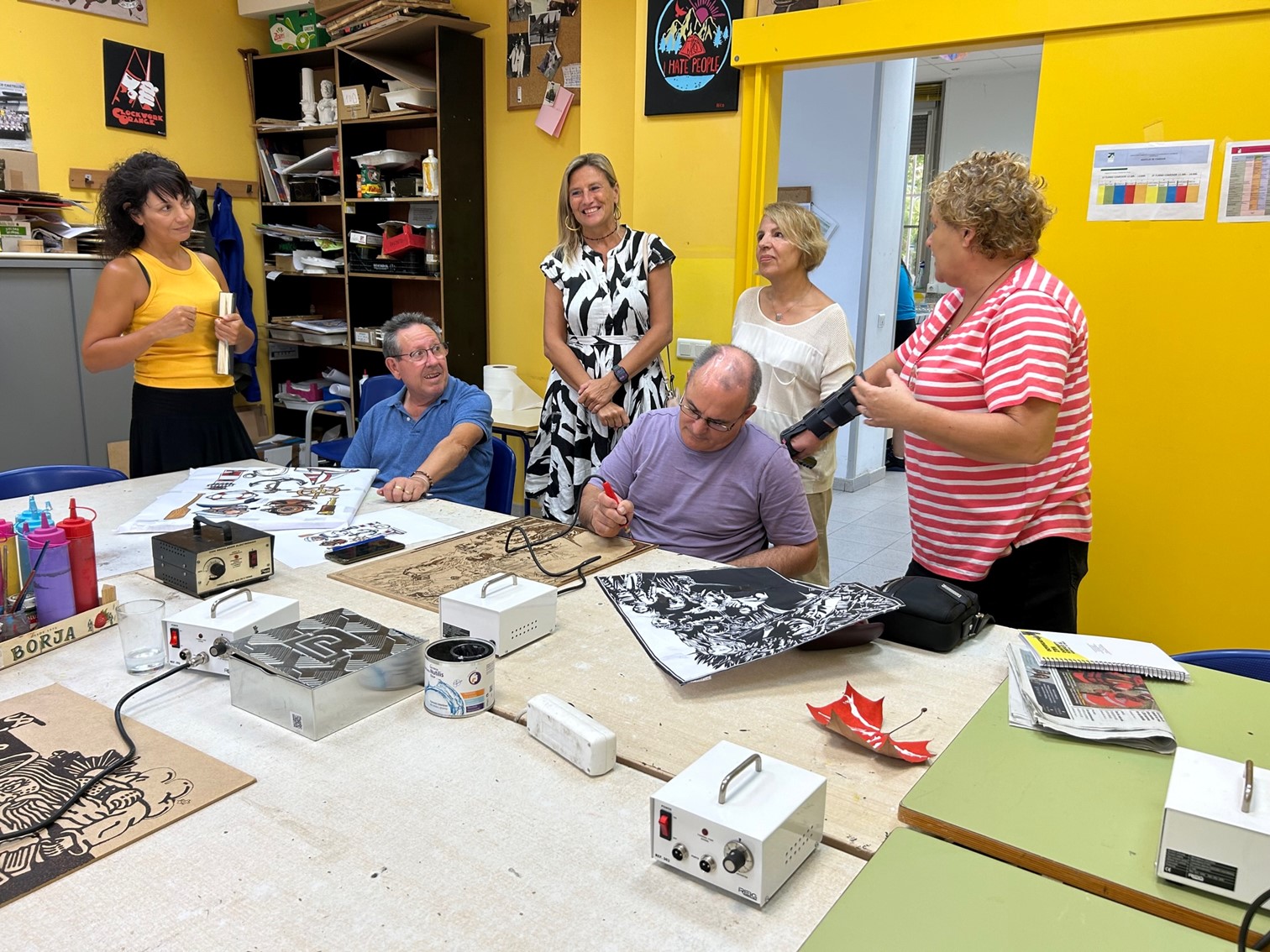 La delegada del Consell a Castelló es reuneix amb l'Associació de Dany Cerebral Adquirit ATENEU