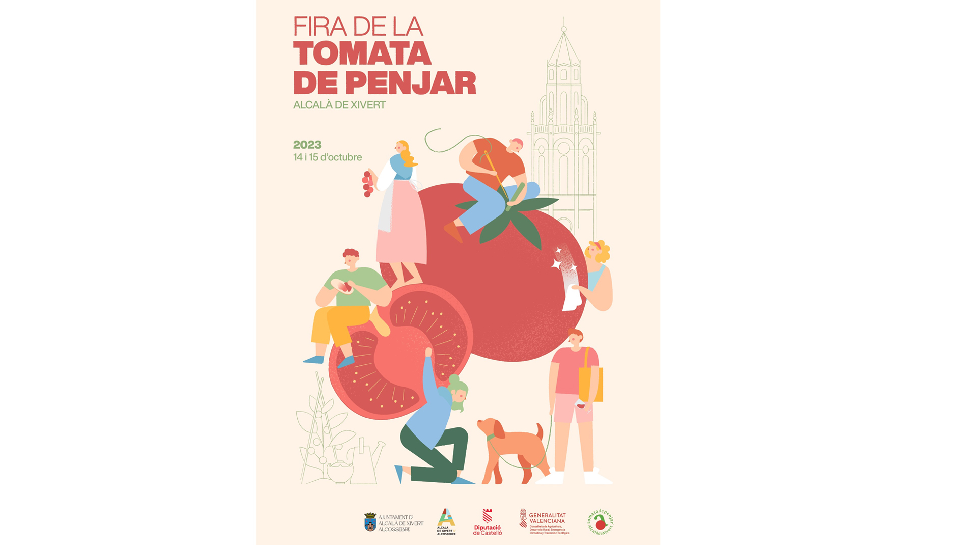 La Fira de la Tomata d'Alcalà de Xivert se celebrarà els dies 14 i 15 d'octubre