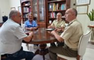Visita del subdelegat de Defensa de Castelló a Benicarló
