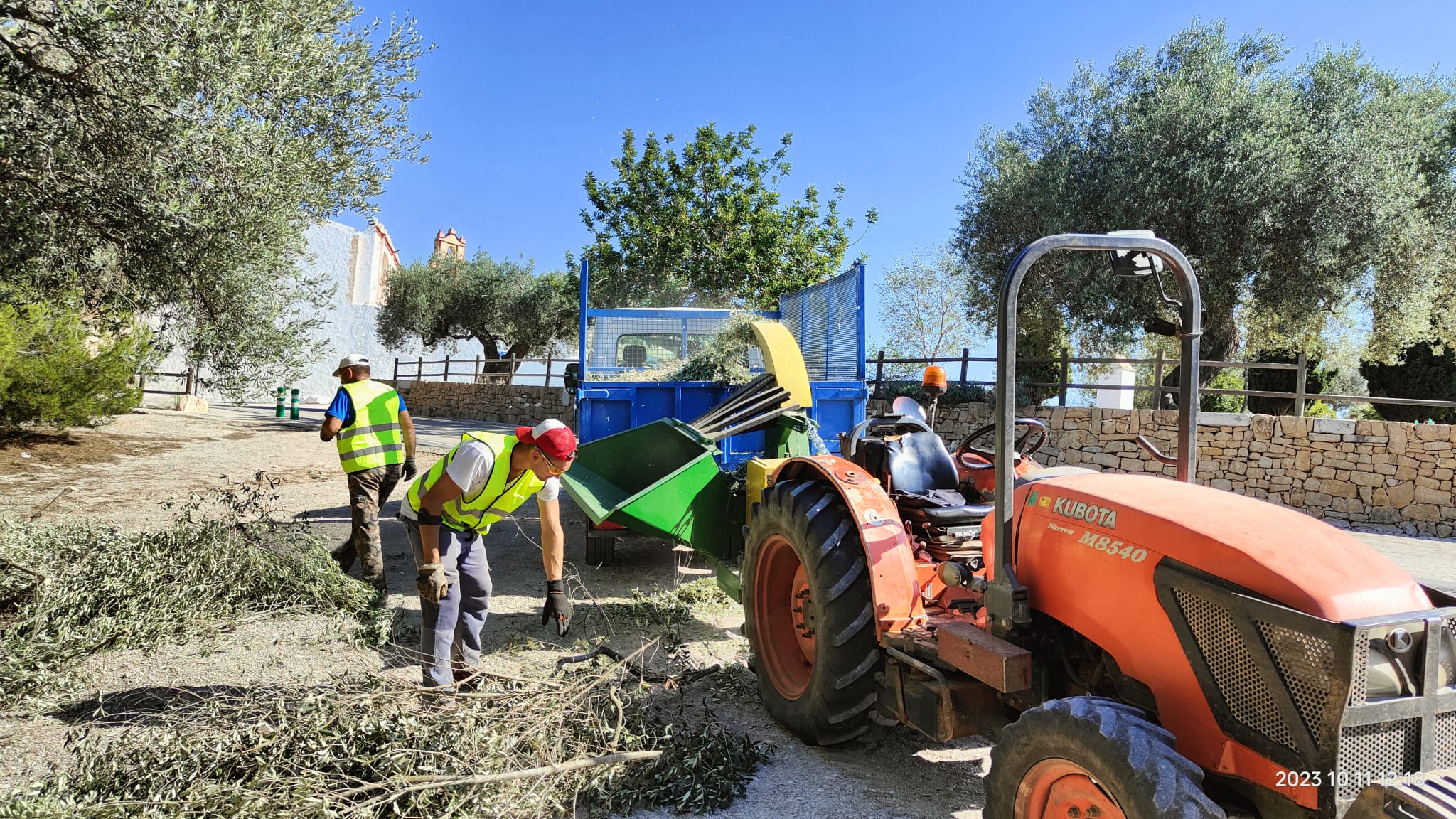 Vinaròs realitza feines de manteniment del Puig de la Misericòrdia