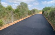 Finalitzen les obres de pavimentació del camí a Peníscola paral·lel a l'AP7 a Santa Magdalena