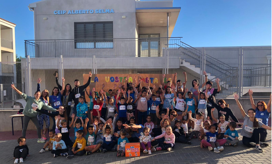 El CEIP Alberto Selma de Santa Magdalena corre contra la leucèmia