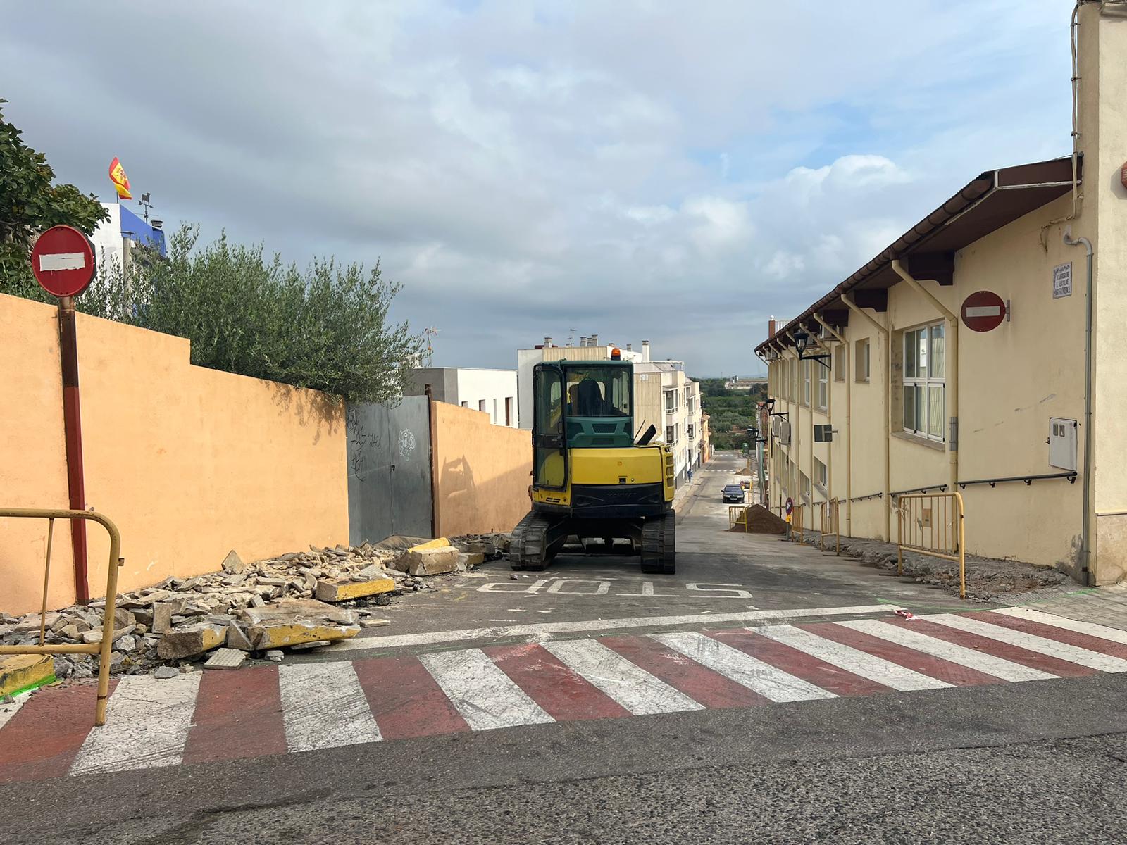 Comencen les obres d’adequació del carrer d’Agustí Mercé de Càlig