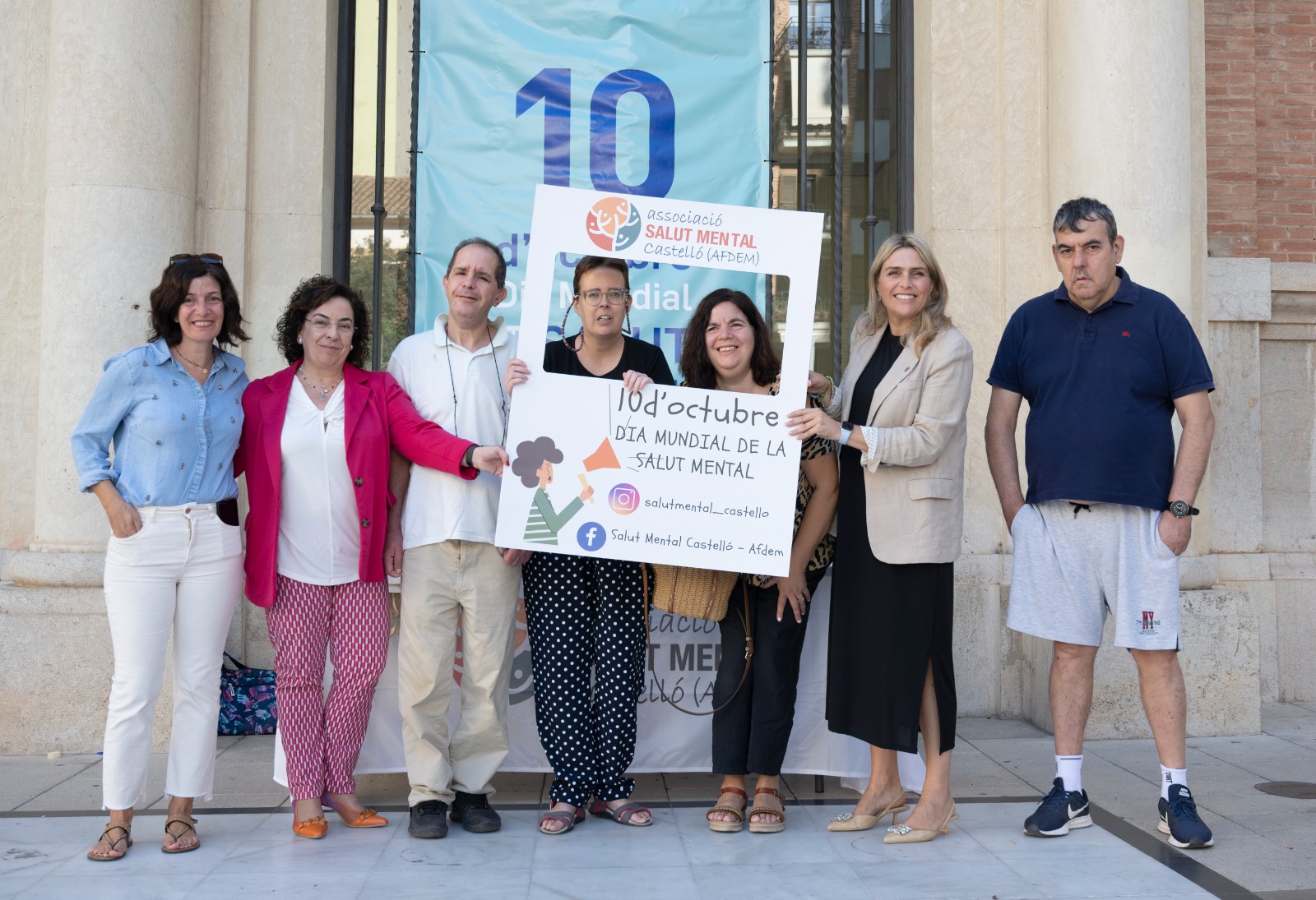 La Diputació mostra el seu suport a Afdem en el Dia Mundial de la Salut Mental