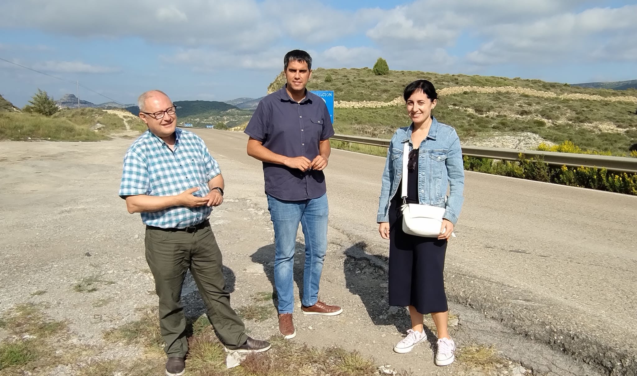 Ripollés destaca que l’obra de l’N-232 fins a Morella avança en la fase d’obtenció dels terrenys