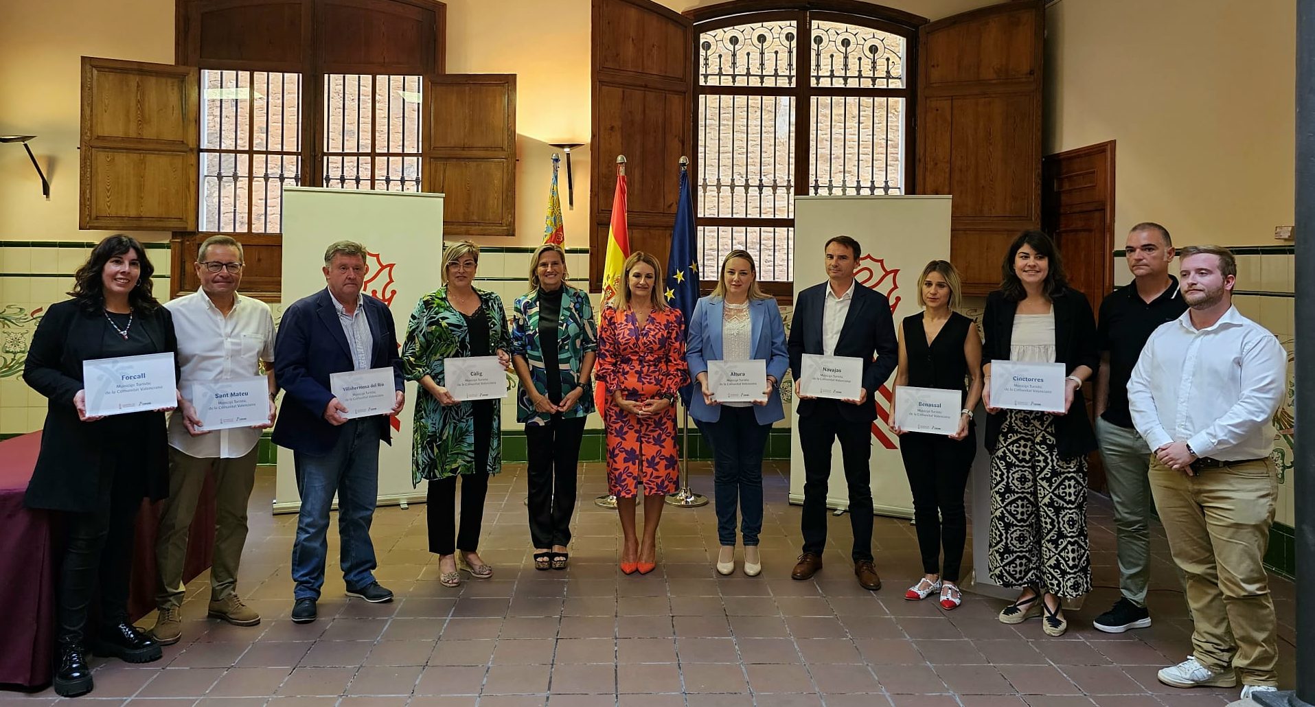 Montes entrega els distintius a 8 Municipis Turístics de la província