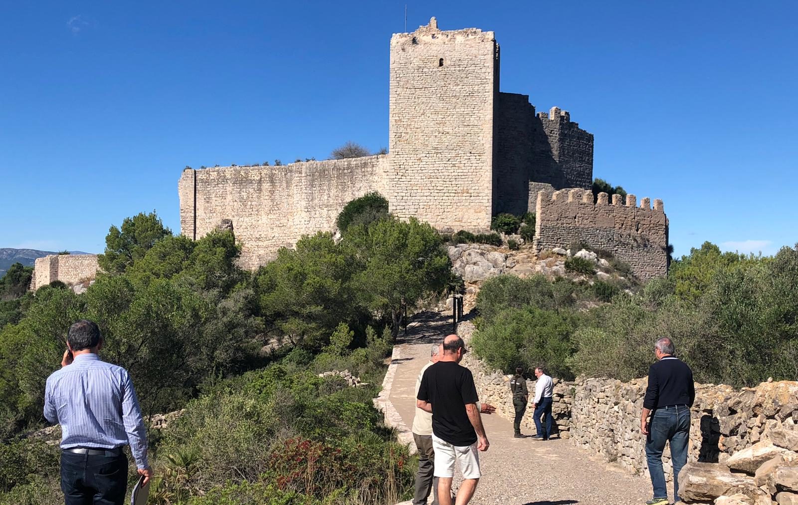 Tot llest per a l'inici de les obres d'adequació de l'accés al Castell Polpis en Santa Magdalena
