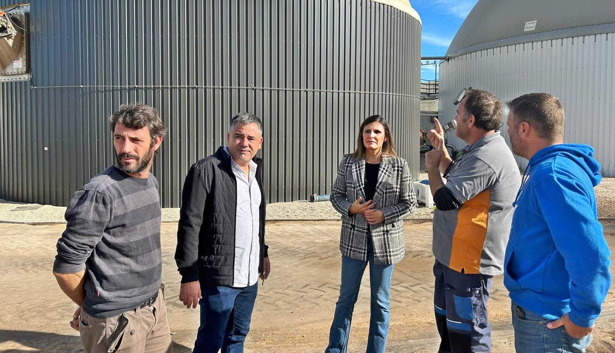 Canet lo Roig dona suport a la planta de biogàs per al tractament sostenible de purins i residus orgànics