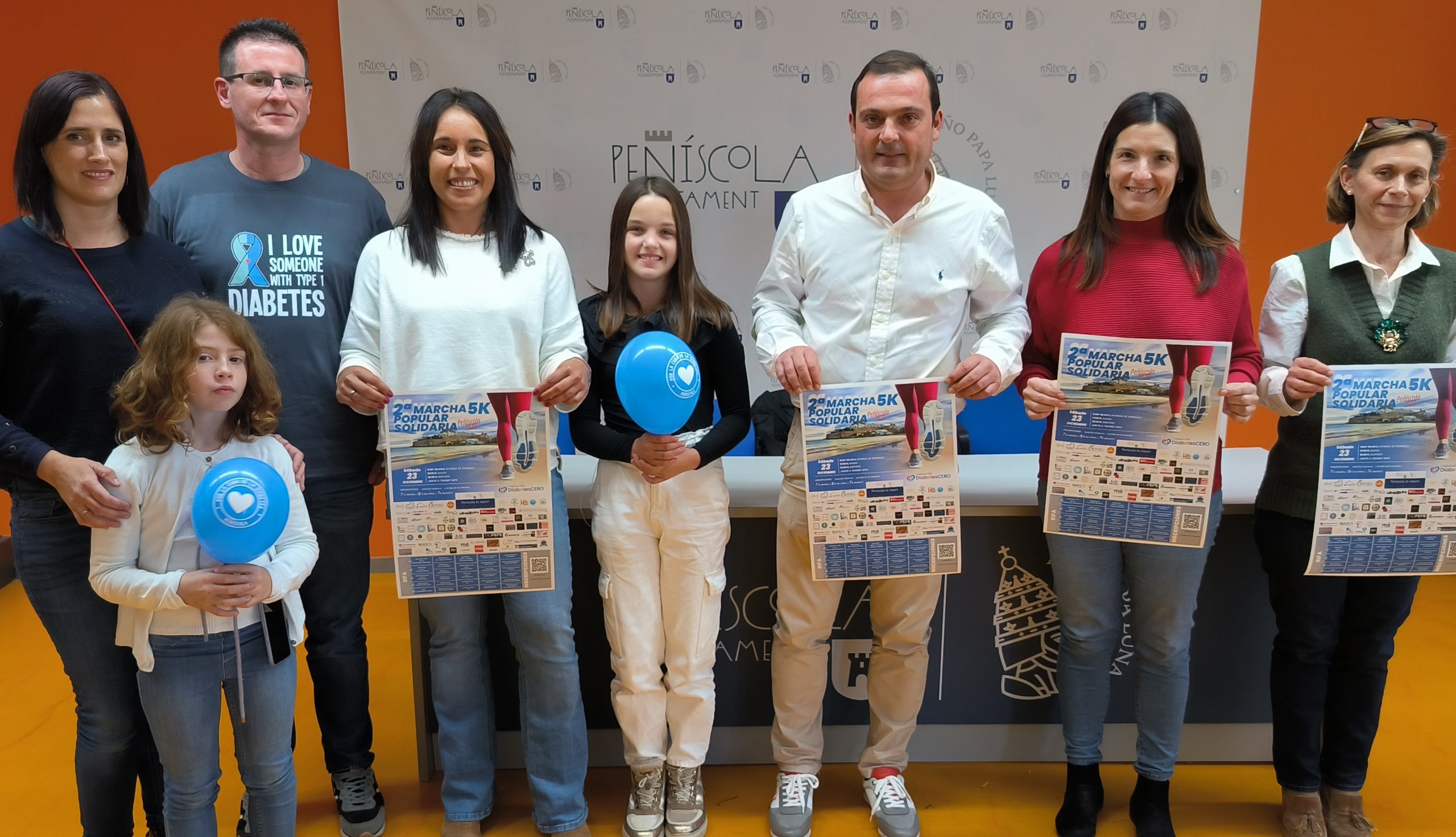 Peníscola acollirà el 23 de desembre la II Marxa Popular Solidària per la Fundació DiabetesCERO