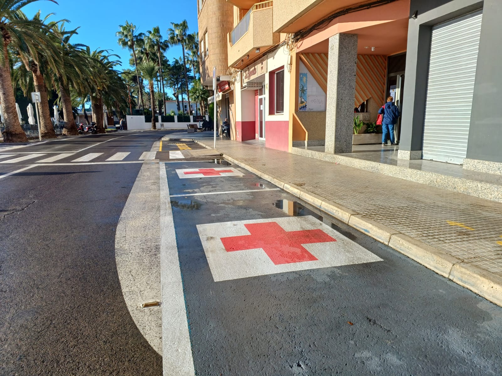 La Brigada millora la visibilitat i l’aparcament a la platja del Morrongo de Benicarló