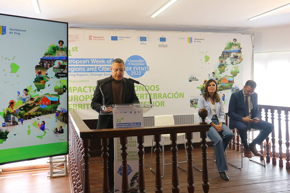 Tírig es converteix en l'epicentre informatiu sobre els fons europeus per a vertebrar l'interior
