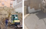Finalitzen les obres de condicionament a diferent nivell del solar dels carrers Forn i Sol de Xert