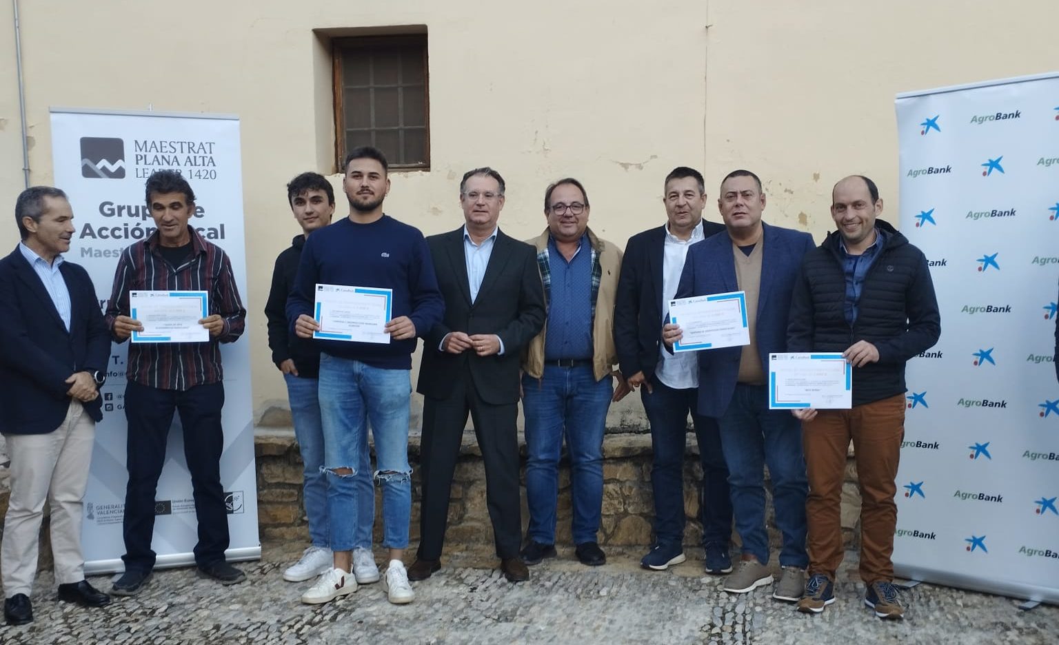El GAL Maestrat Plana Alta i CaixaBank distingeixen als guanyadors dels «Premis a l'Emprenedoria Rural»