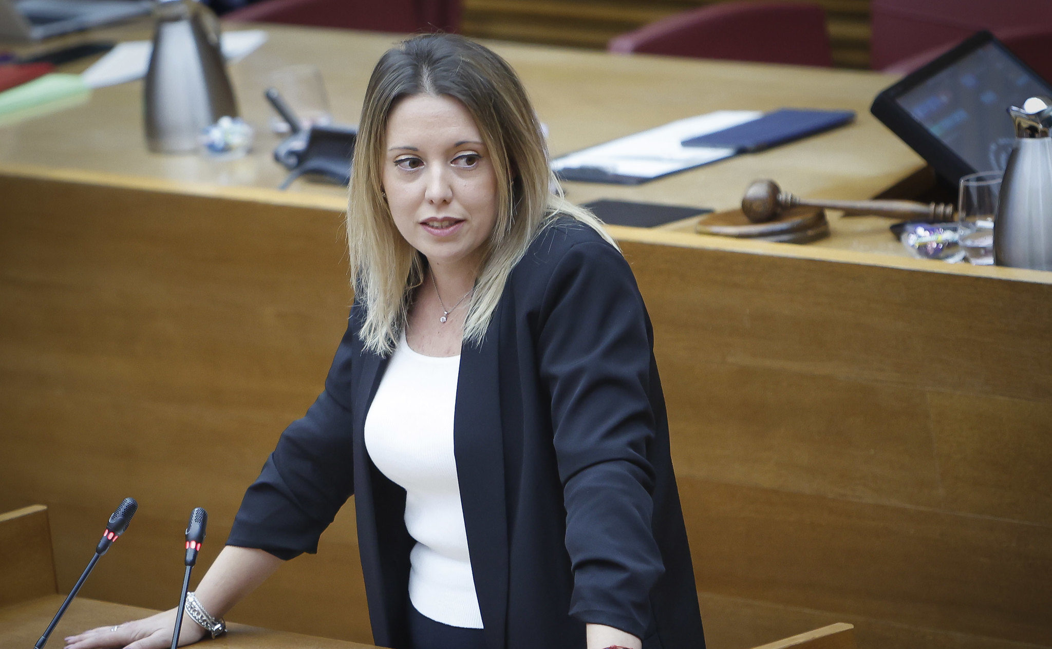 Noelia Císcar: «El 40% de la Llei d'Acompanyament és per a arreglar els desastres del Consell de Puig»