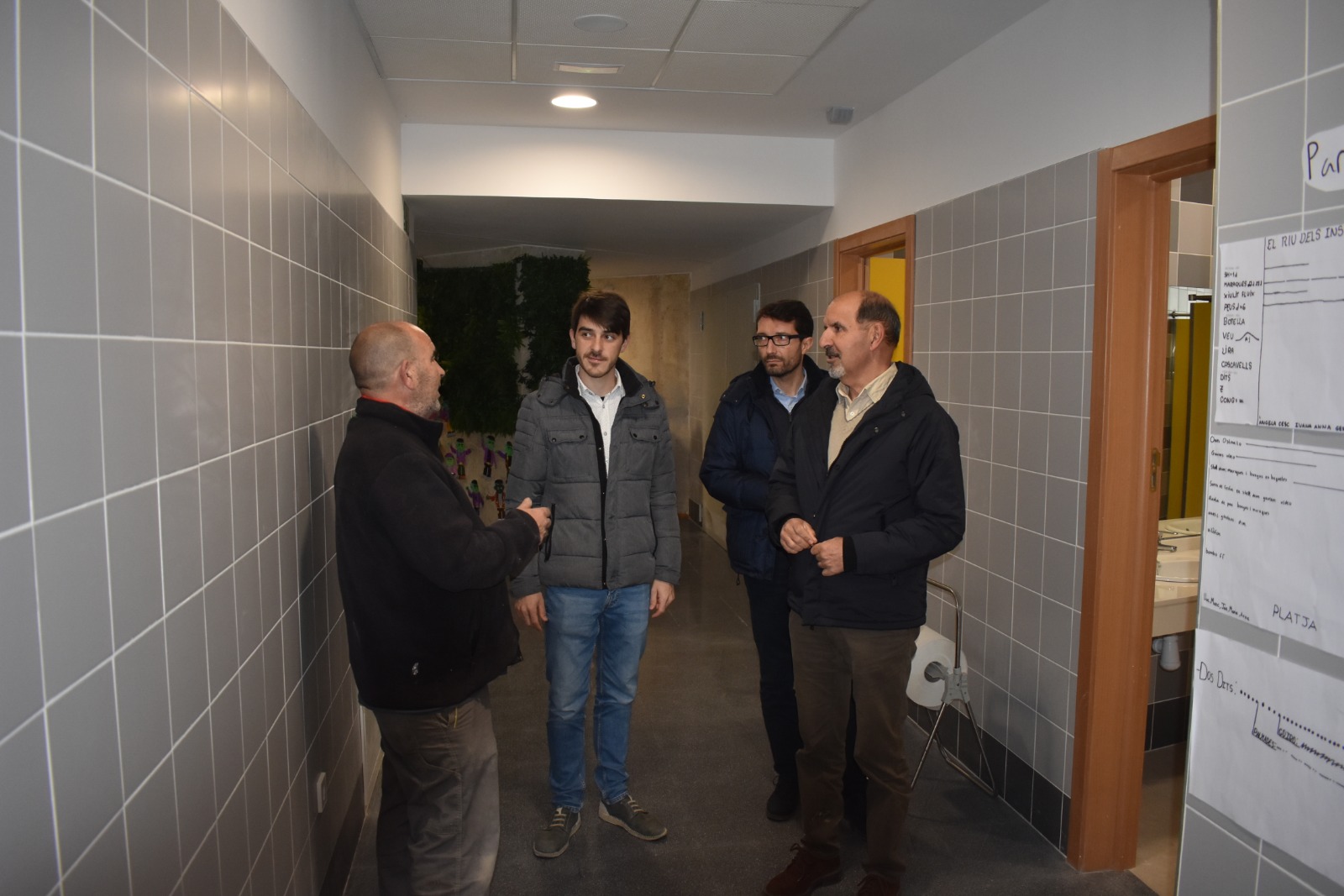 El director d'Infraestructures Educatives visita l'Escola Llar Verge de Vallivana de Morella