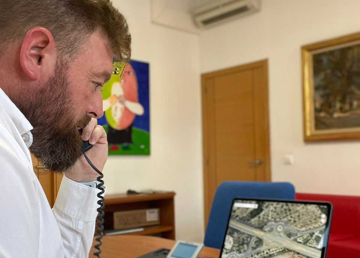 L'alcalde de Sant Jordi celebra l'aprovació del traçat per al pas inferior de l'N-232 en l'accés al poble