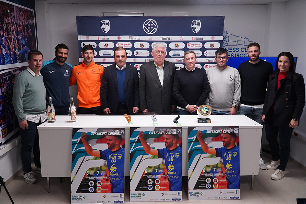 Peníscola acollirà la primera Final Four de la Supercopa Comunitat de futbol sala els dies 6 i 7 de gener