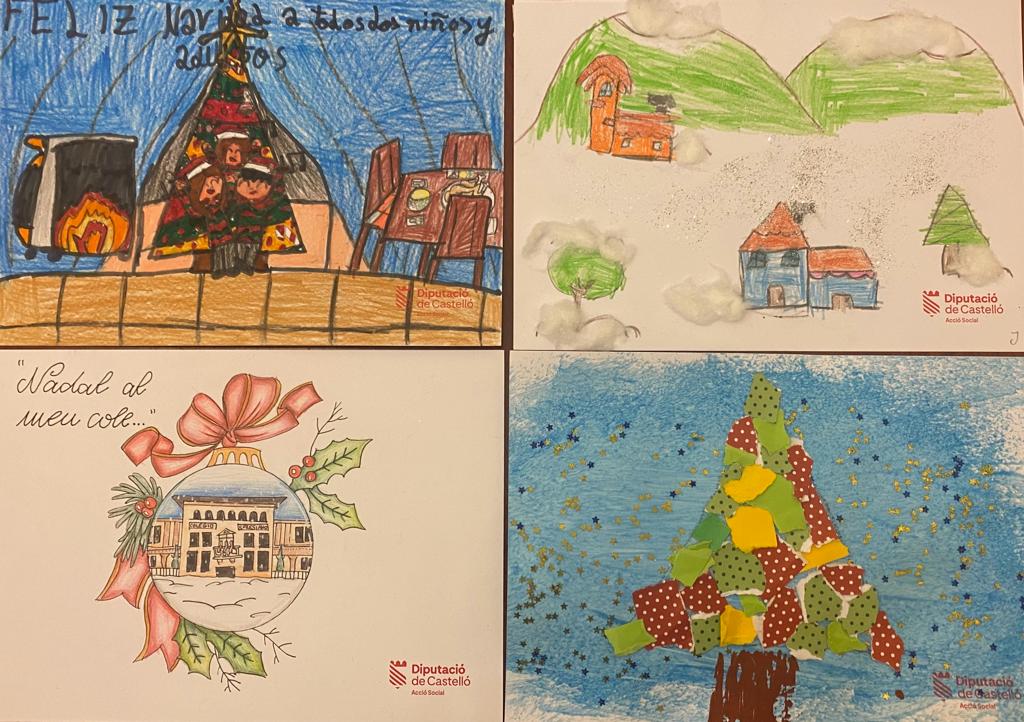 Barrachina destaca la creativitat de l'alumnat participant en el XIII Concurs de Postals Nadalenques