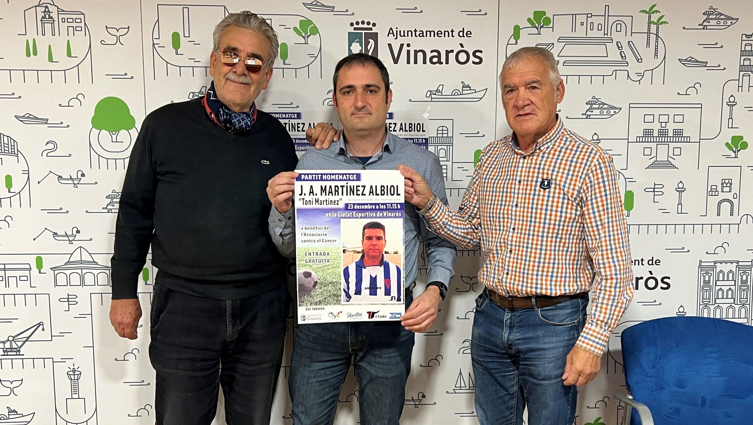 Vinaròs disputarà un partit d'homenatge a José Antonio Martínez Albiol