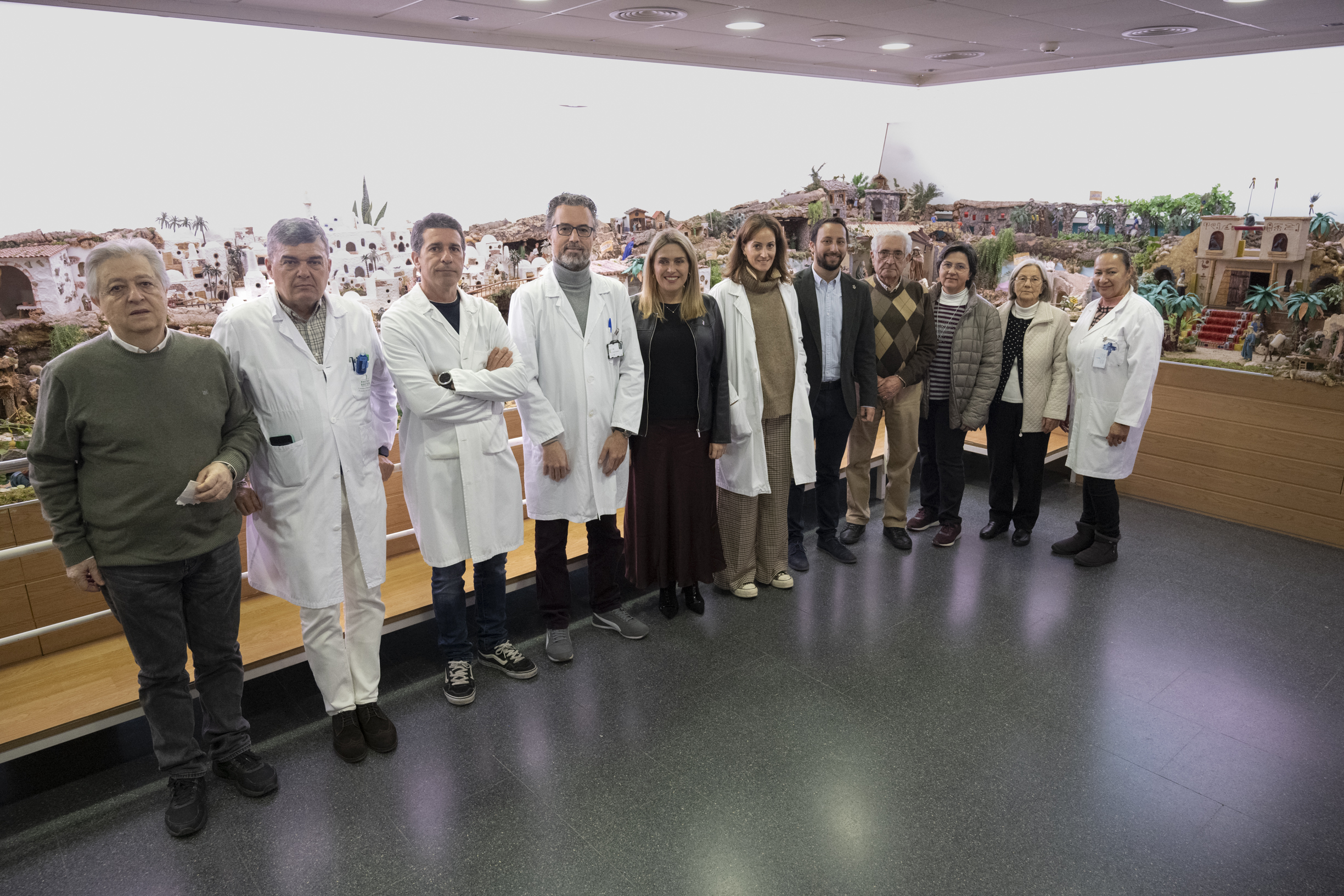 Marta Barrachina visita el tradicional Betlem de l’Hospital Provincial