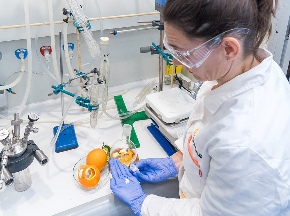 La Generalitat finança nous materials de construcció a partir de diòxid de carboni i pells de cítrics
