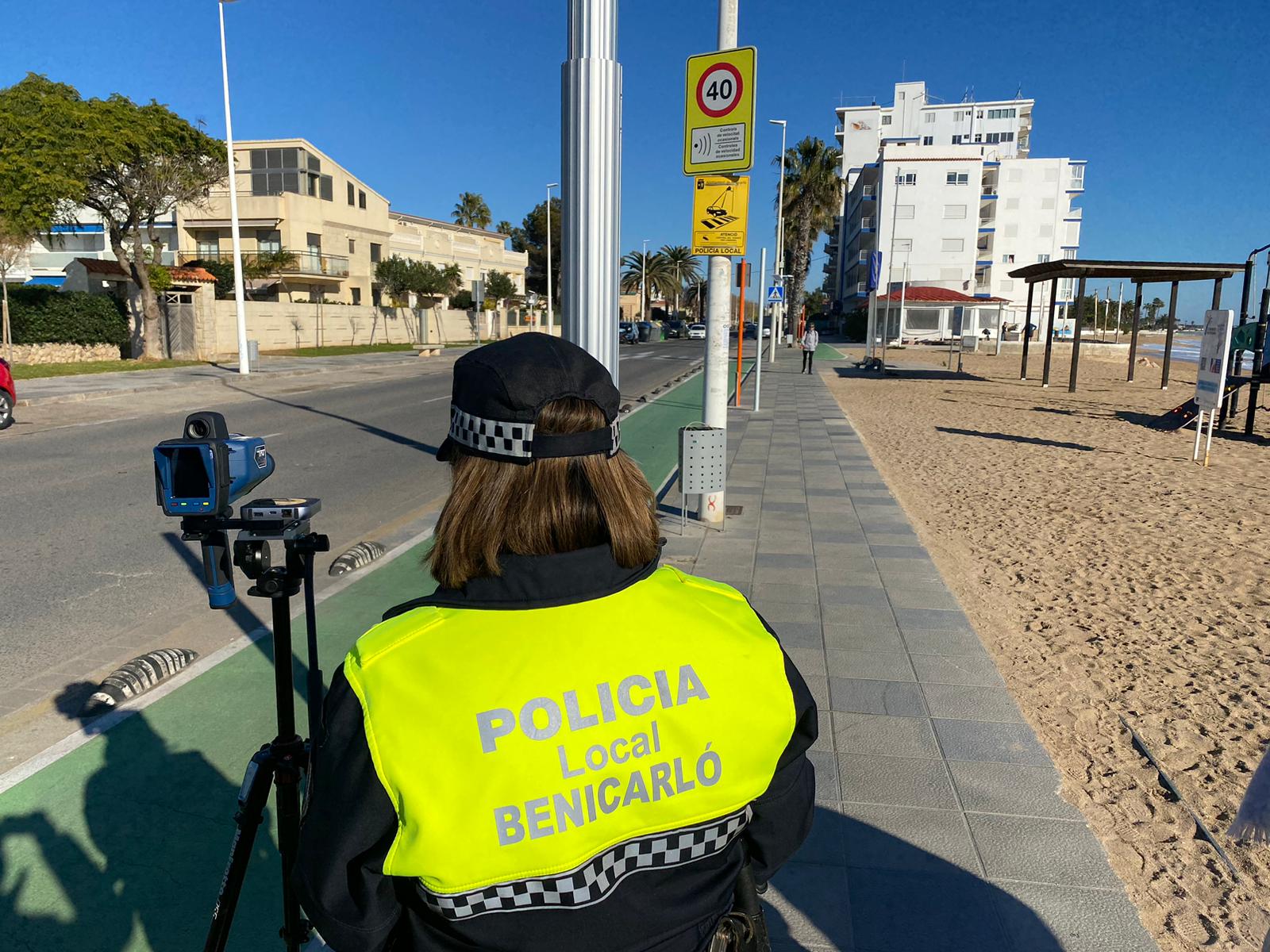 La Policia Local de Benicarló reforça la seguretat viària amb l'adquisició d'un radar mòbil