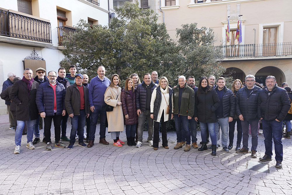 Marta Barrachina reivindica a Albocàsser «Els ròssecs» i la recolza com a Festa d'Interés Turístic Provincial