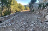El nou accés al castell Polpis a Santa Magdalena va prenent forma