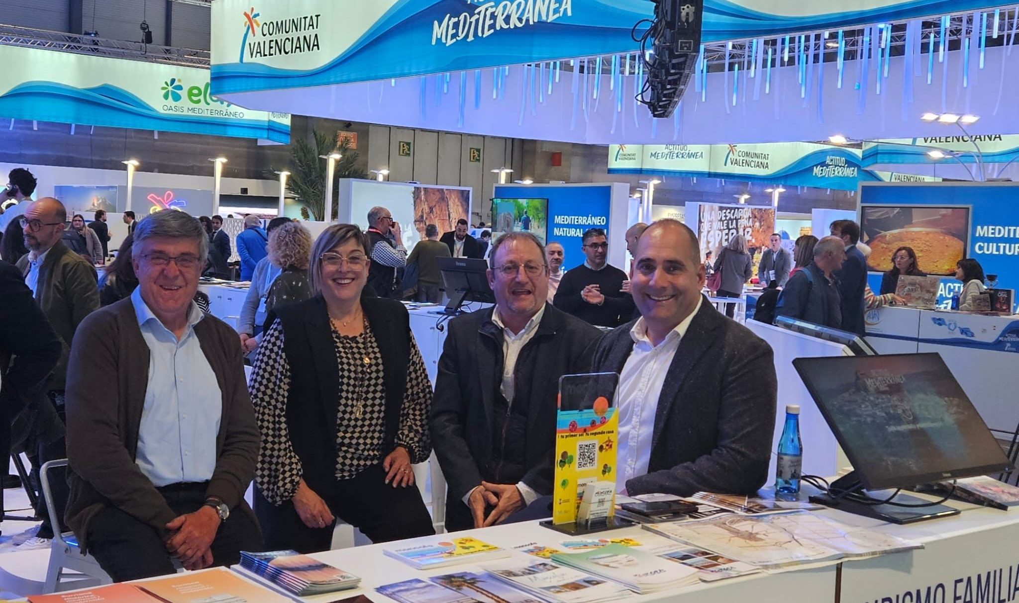 L'alcalde de Santa Magdalena present a FITUR per a promocionar la localitat