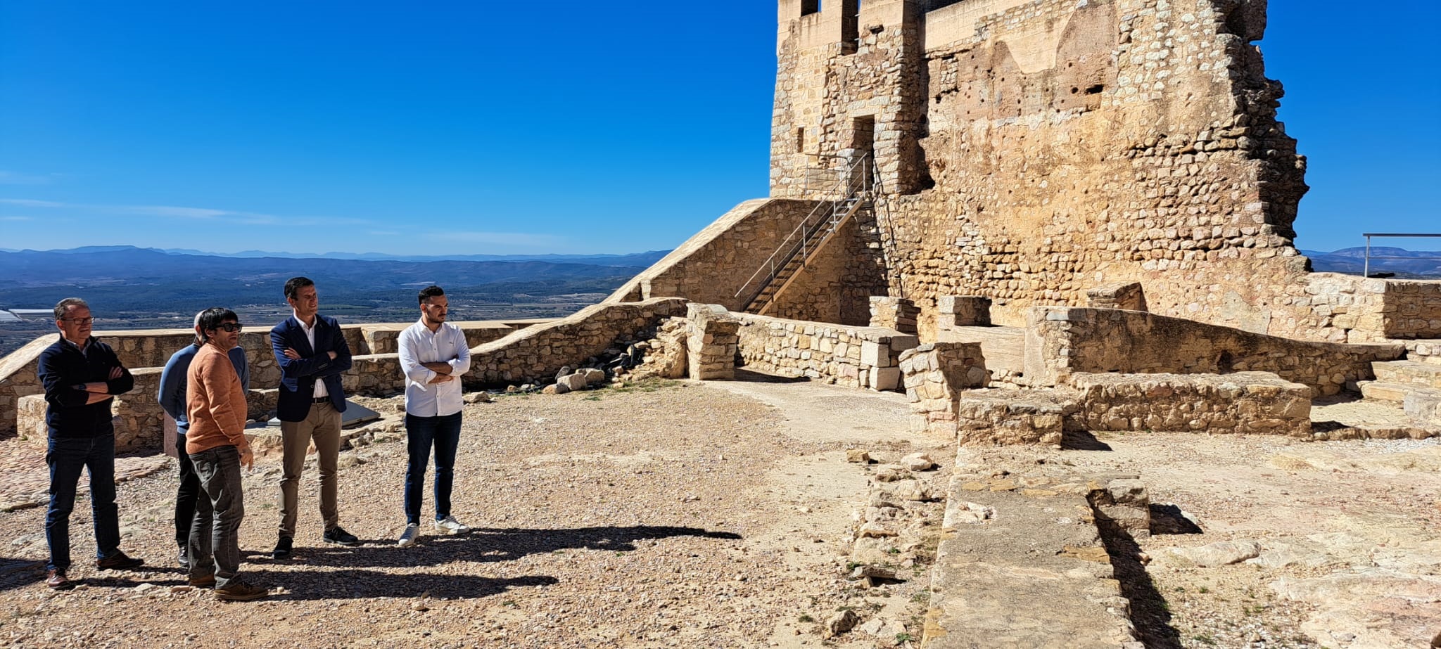 La Diputació actuarà en la millora de la zona de l'aljub del castell de Xivert