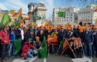 El camp valencià representat per LA UNIÓ participa en la tractorada «històrica» de Madrid