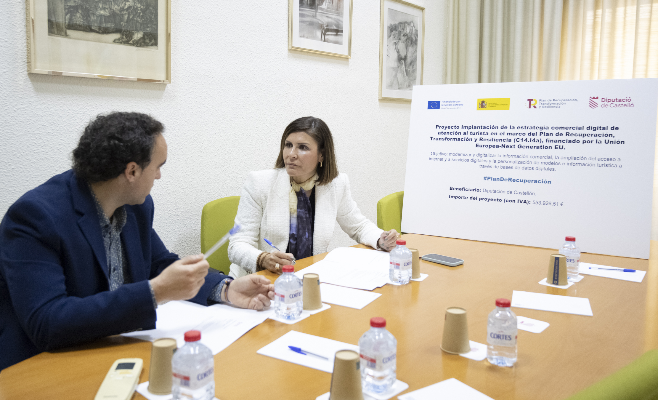 La Diputació dinamitza el comerç en zones turístiques i reafirma el compromís en la reactivació de l'economia
