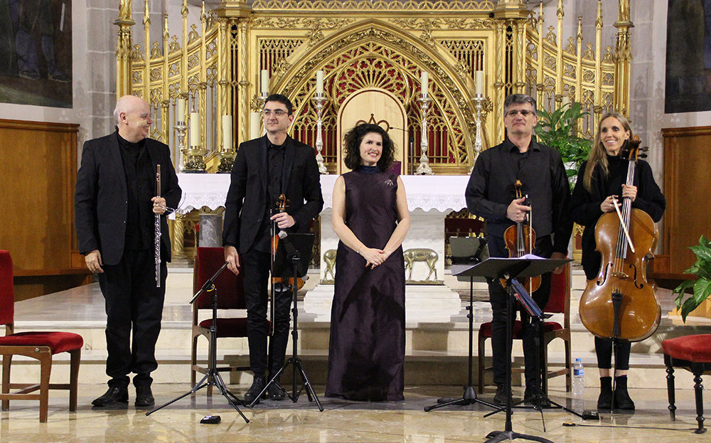 Arranca la Setmana Santa a Vinaròs amb el concert de Cambra de Quartet Prysma i Iolanda Dolcet, soprano