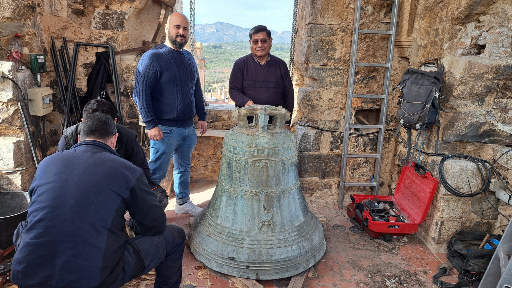 L’Ajuntament de Canet lo Roig conclou la restauració de les campanes de l’Església de Sant Miquel
