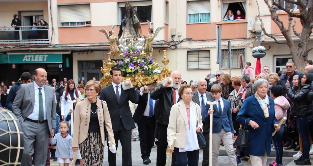 La processó de l'Encontre tanca els actes de la Setmana Santa de Vinaròs