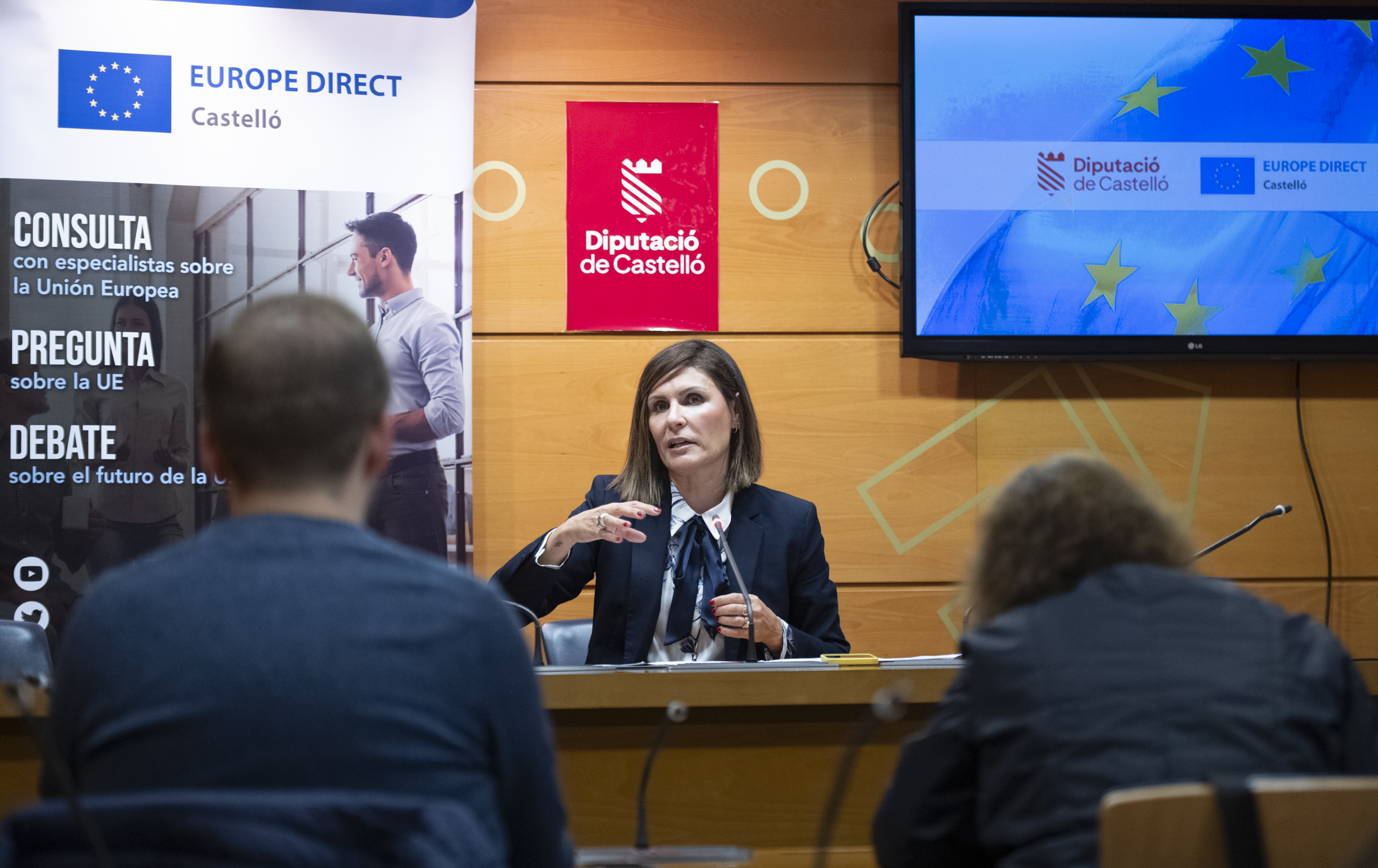La Diputació presenta tres accions de comunicació per a conscienciar sobre la importància de la UE