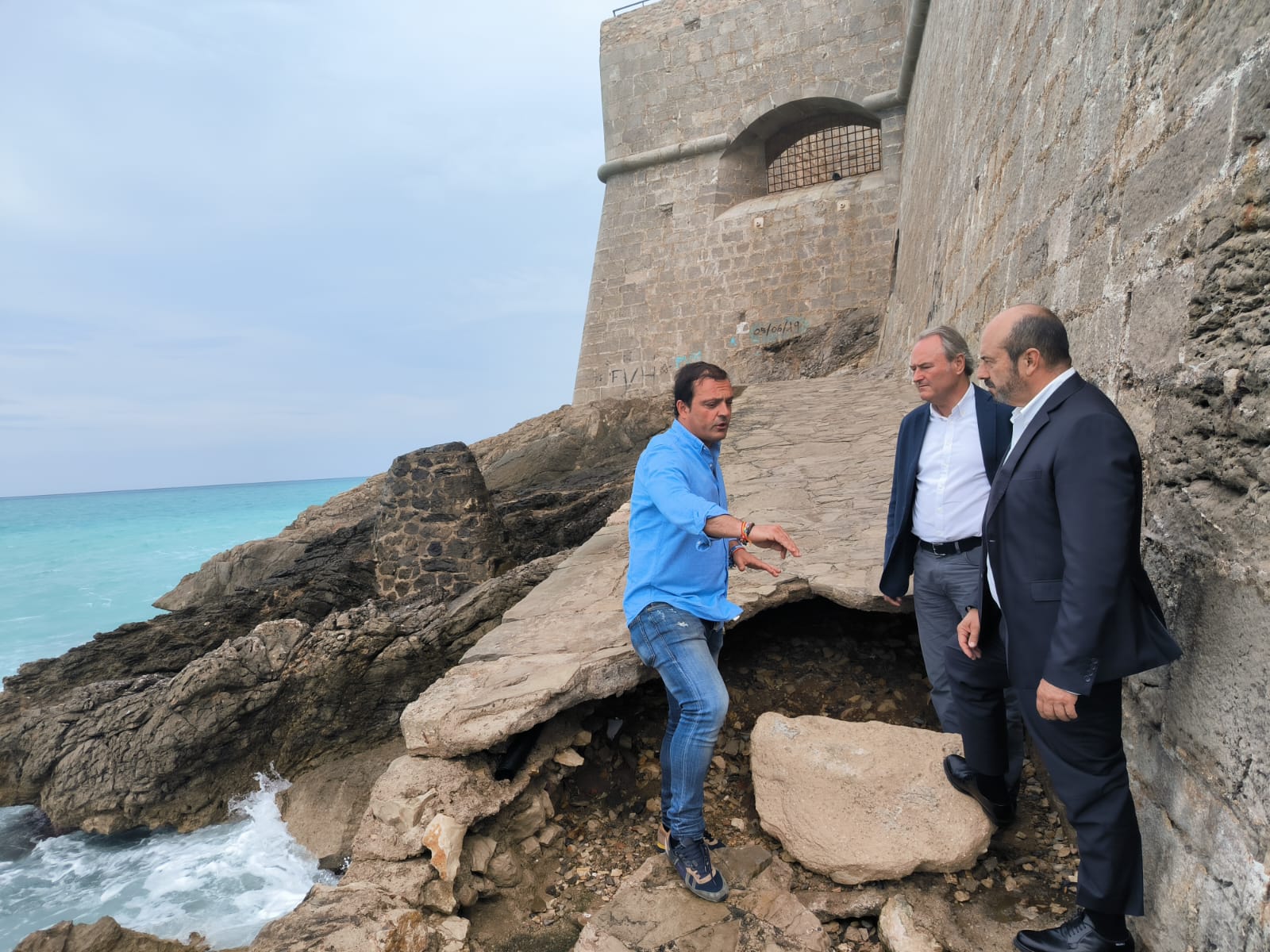 El PP de Peníscola urgix la protecció del tómbol davant la «desídia» de Sánchez i l'absència de pressupost