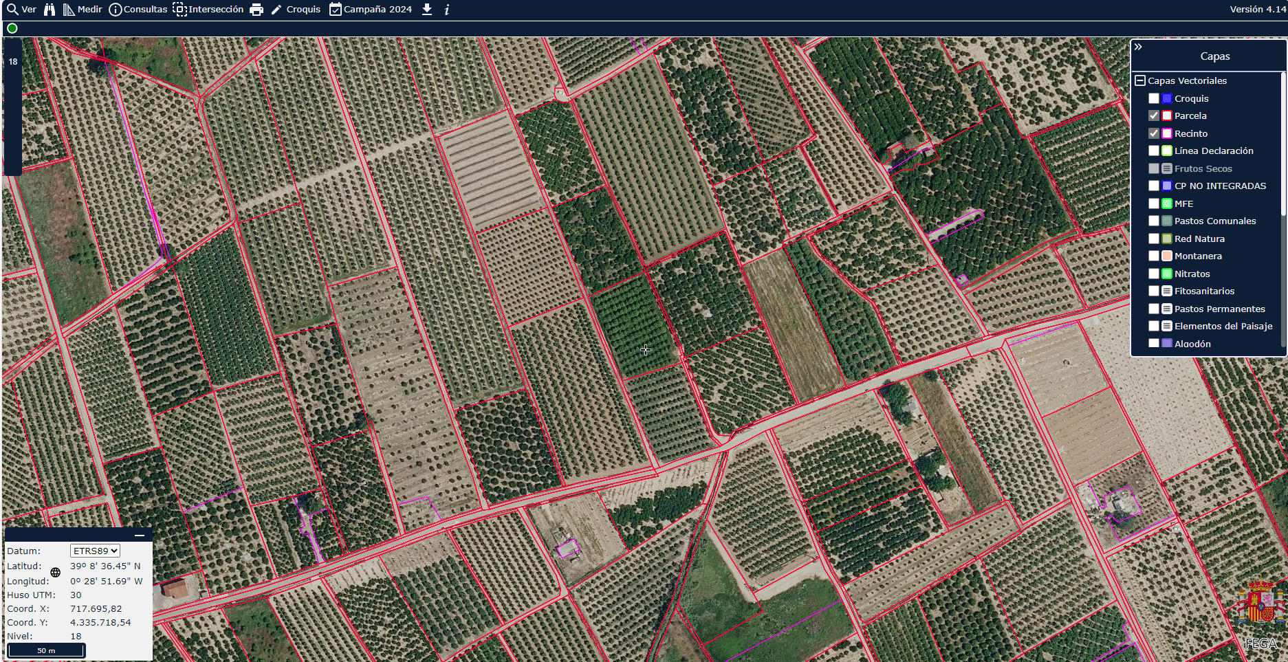 Agricultura publica el mapa de risc de pol·linització creuada per a evitar llavors en els cítrics
