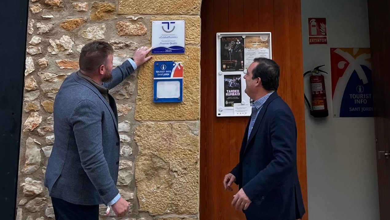 Sant Jordi busca sinergies amb la Diputació per a potenciar la promoció de l'oferta turística