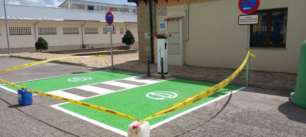 El punt de recàrrega de vehicles elèctrics de Vilafranca a ple rendiment