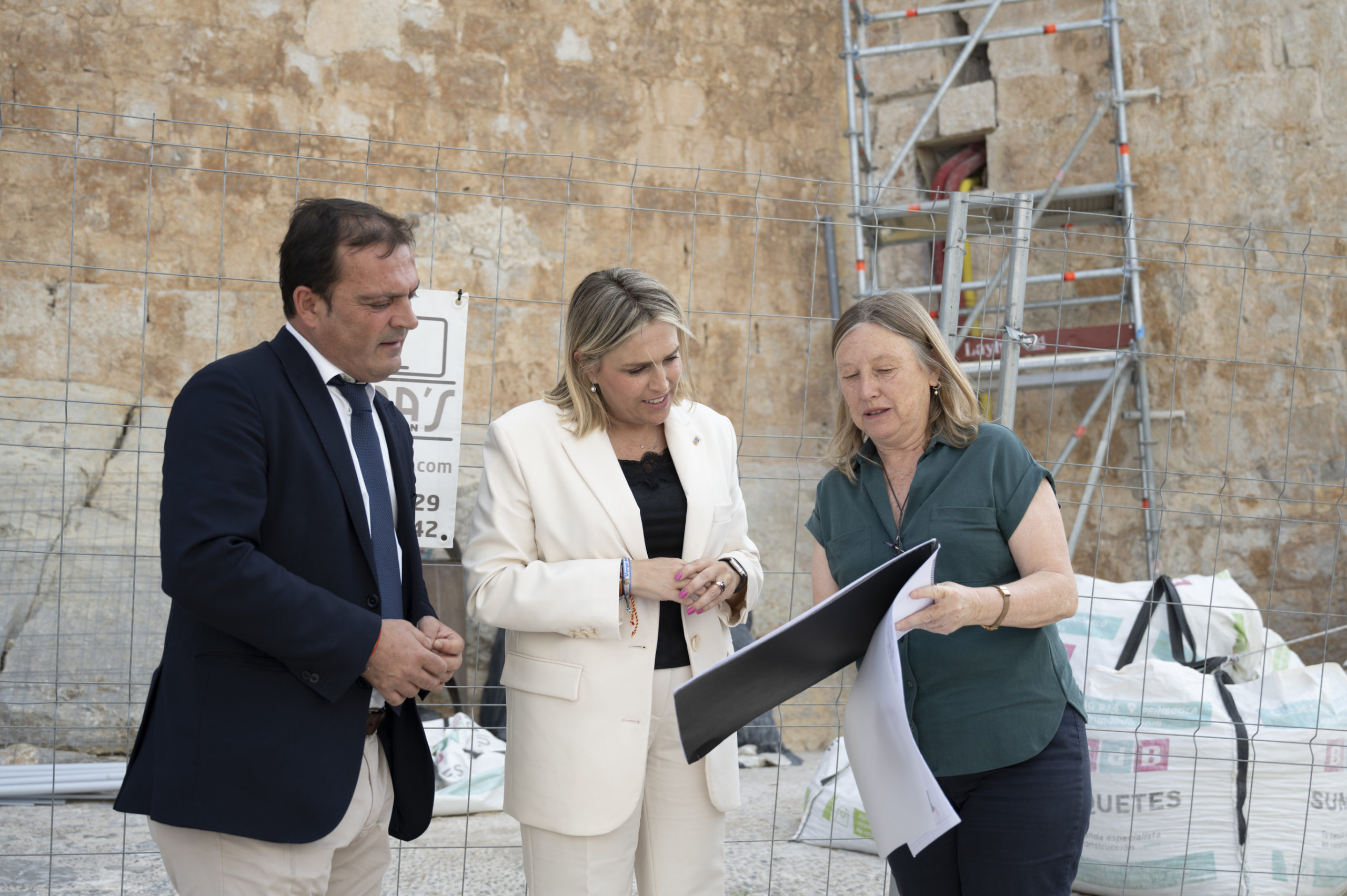 La Diputació encara el final de les obres d'adequació i millora de l'accés del Castell de Peníscola