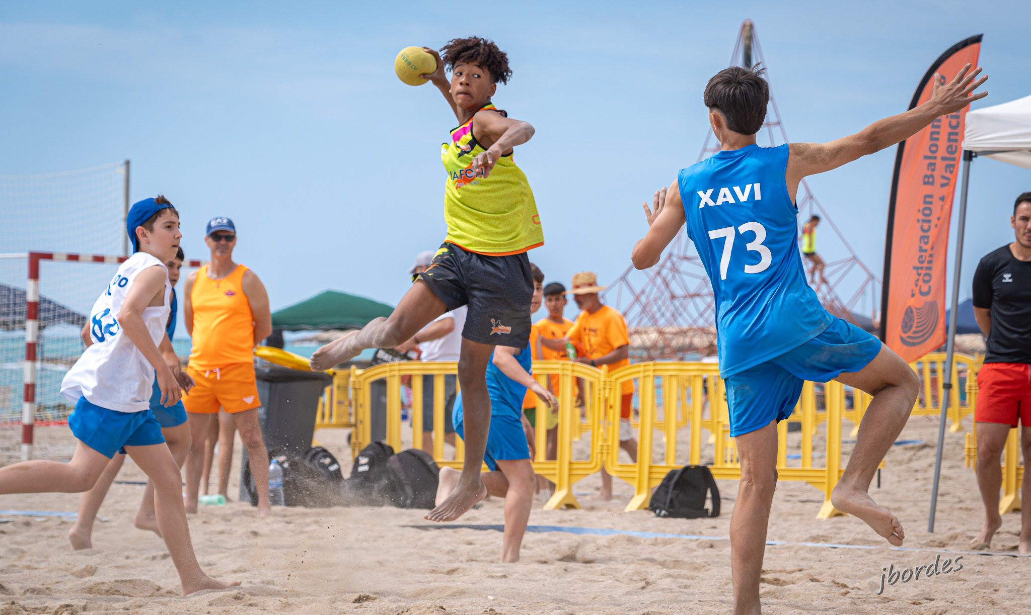 Celebració del Campionat Autonòmic d'Handbol Platja Ciutat de Vinaròs