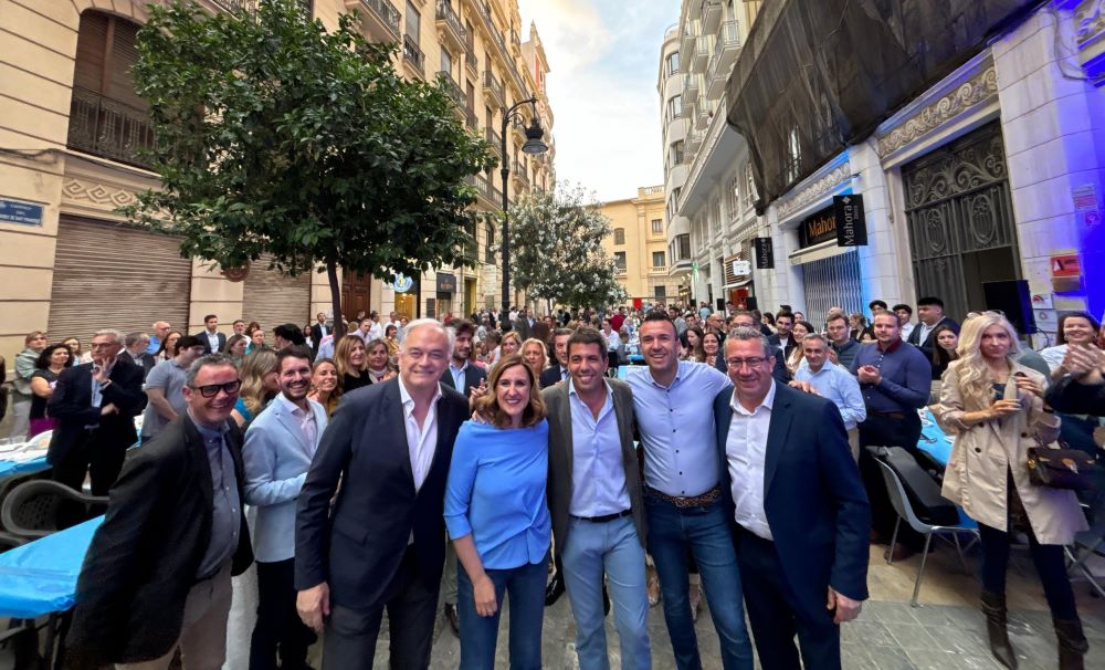 Mazón: «El canvi ha arribat a la CV i el pròxim 9J el consolidarem trepitjant fort a Europa»